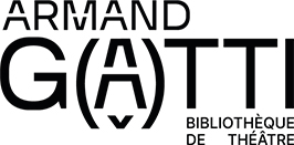 Logo de la Bibliothèque de théâtre Armand Gatti